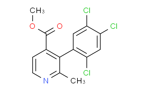 AM28596 | 1261757-32-7 | Methyl 2-methyl-3-(2,4,5-trichlorophenyl)isonicotinate