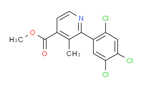 AM28598 | 1261567-76-3 | Methyl 3-methyl-2-(2,4,5-trichlorophenyl)isonicotinate