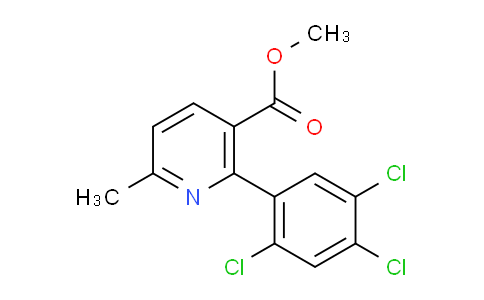 AM28603 | 1261475-31-3 | Methyl 6-methyl-2-(2,4,5-trichlorophenyl)nicotinate