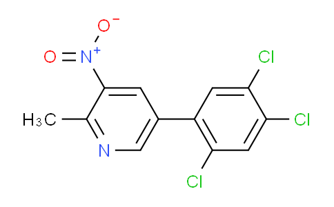 AM28613 | 1261757-38-3 | 2-Methyl-3-nitro-5-(2,4,5-trichlorophenyl)pyridine