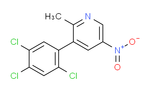 AM28615 | 1261810-84-7 | 2-Methyl-5-nitro-3-(2,4,5-trichlorophenyl)pyridine