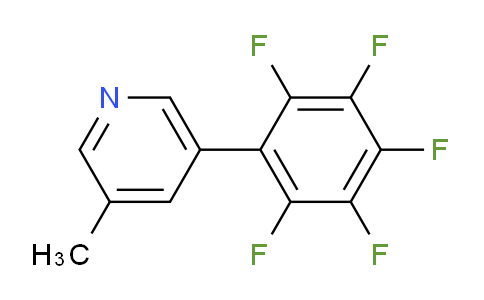 3-Methyl-5-(perfluorophenyl)pyridine