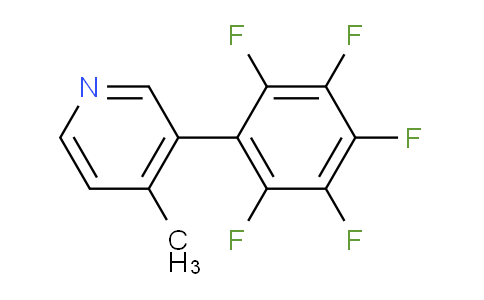 4-Methyl-3-(perfluorophenyl)pyridine