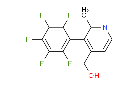2-Methyl-3-(perfluorophenyl)pyridine-4-methanol