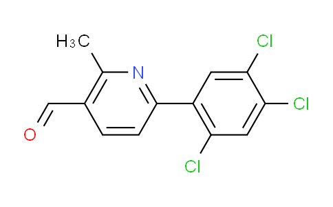 AM28666 | 1261669-76-4 | 2-Methyl-6-(2,4,5-trichlorophenyl)nicotinaldehyde