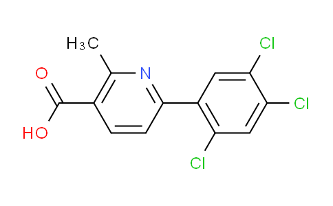 AM28670 | 1261643-83-7 | 2-Methyl-6-(2,4,5-trichlorophenyl)nicotinic acid