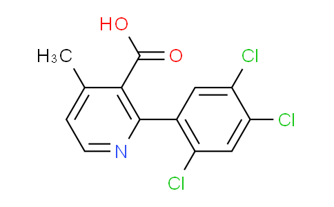 AM28671 | 1261572-33-1 | 4-Methyl-2-(2,4,5-trichlorophenyl)nicotinic acid