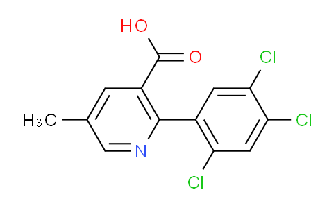 AM28672 | 1261811-92-0 | 5-Methyl-2-(2,4,5-trichlorophenyl)nicotinic acid