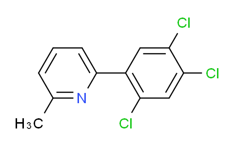 2-Methyl-6-(2,4,5-trichlorophenyl)pyridine