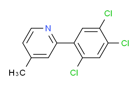 4-Methyl-2-(2,4,5-trichlorophenyl)pyridine