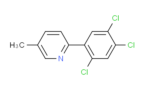 5-Methyl-2-(2,4,5-trichlorophenyl)pyridine