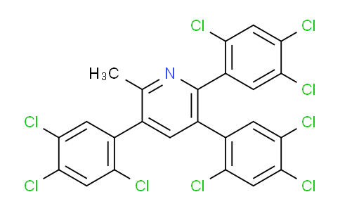 2-Methyl-3,5,6-tris(2,4,5-trichlorophenyl)pyridine