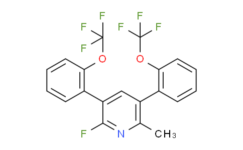 AM28721 | 1261609-66-8 | 3,5-Bis(2-(trifluoromethoxy)phenyl)-2-fluoro-6-methylpyridine