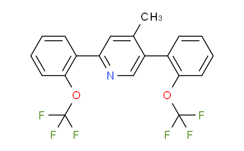 AM28742 | 1261796-67-1 | 2,5-Bis(2-(trifluoromethoxy)phenyl)-4-methylpyridine