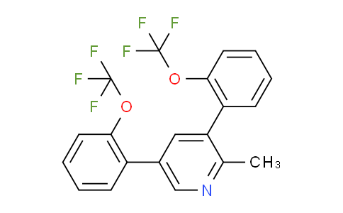 AM28750 | 1261781-86-5 | 3,5-Bis(2-(trifluoromethoxy)phenyl)-2-methylpyridine