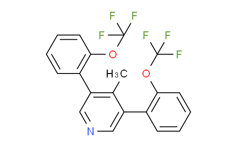 AM28751 | 1261456-84-1 | 3,5-Bis(2-(trifluoromethoxy)phenyl)-4-methylpyridine