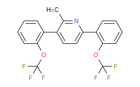 AM28756 | 1261841-59-1 | 3,6-Bis(2-(trifluoromethoxy)phenyl)-2-methylpyridine