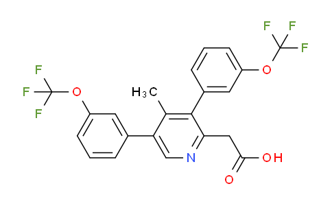 AM28761 | 1261752-29-7 | 3,5-Bis(3-(trifluoromethoxy)phenyl)-4-methylpyridine-2-acetic acid