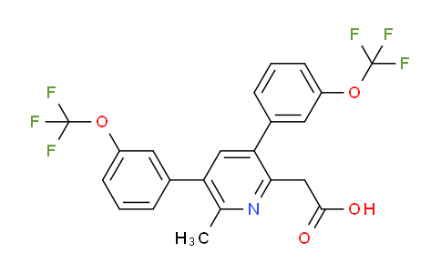AM28762 | 1261755-22-9 | 3,5-Bis(3-(trifluoromethoxy)phenyl)-6-methylpyridine-2-acetic acid
