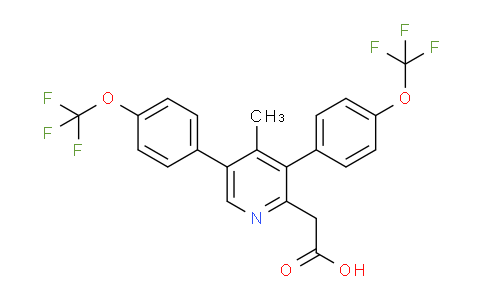 AM28763 | 1261653-90-0 | 3,5-Bis(4-(trifluoromethoxy)phenyl)-4-methylpyridine-2-acetic acid