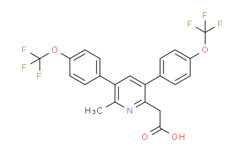 AM28764 | 1261855-51-9 | 3,5-Bis(4-(trifluoromethoxy)phenyl)-6-methylpyridine-2-acetic acid