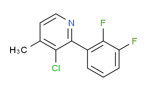 3-Chloro-2-(2,3-difluorophenyl)-4-methylpyridine