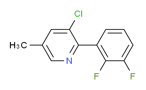 3-Chloro-2-(2,3-difluorophenyl)-5-methylpyridine