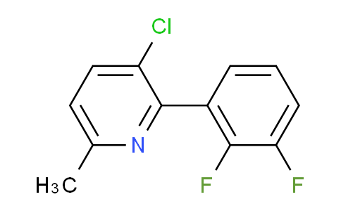 3-Chloro-2-(2,3-difluorophenyl)-6-methylpyridine
