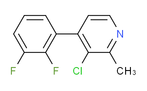3-Chloro-4-(2,3-difluorophenyl)-2-methylpyridine