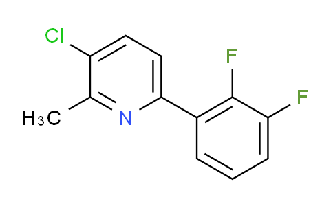 3-Chloro-6-(2,3-difluorophenyl)-2-methylpyridine