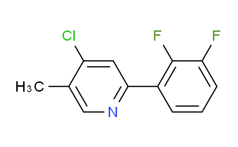 4-Chloro-2-(2,3-difluorophenyl)-5-methylpyridine