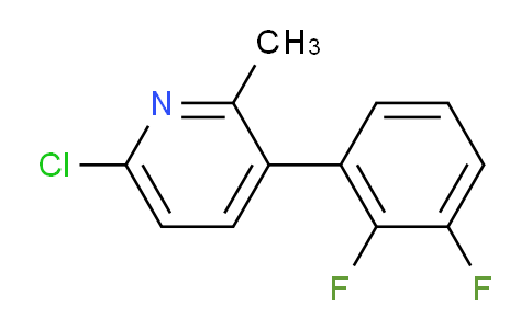 6-Chloro-3-(2,3-difluorophenyl)-2-methylpyridine
