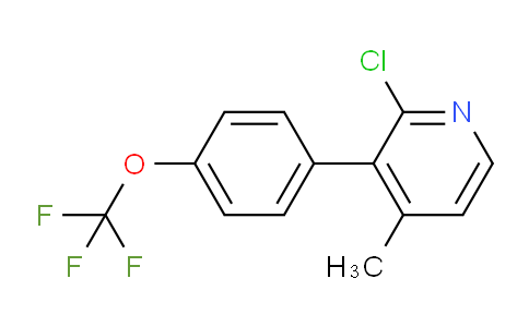 AM28805 | 1261652-43-0 | 2-Chloro-4-methyl-3-(4-(trifluoromethoxy)phenyl)pyridine