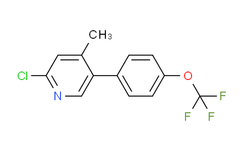 AM28808 | 1261830-62-9 | 2-Chloro-4-methyl-5-(4-(trifluoromethoxy)phenyl)pyridine