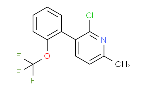 AM28815 | 1261780-15-7 | 2-Chloro-6-methyl-3-(2-(trifluoromethoxy)phenyl)pyridine