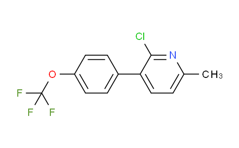 AM28817 | 1261615-45-5 | 2-Chloro-6-methyl-3-(4-(trifluoromethoxy)phenyl)pyridine