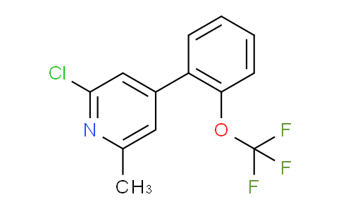 AM28818 | 1261453-86-4 | 2-Chloro-6-methyl-4-(2-(trifluoromethoxy)phenyl)pyridine