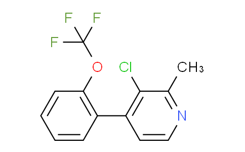 AM28821 | 1261830-66-3 | 3-Chloro-2-methyl-4-(2-(trifluoromethoxy)phenyl)pyridine