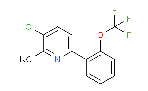 AM28824 | 1261780-19-1 | 3-Chloro-2-methyl-6-(2-(trifluoromethoxy)phenyl)pyridine