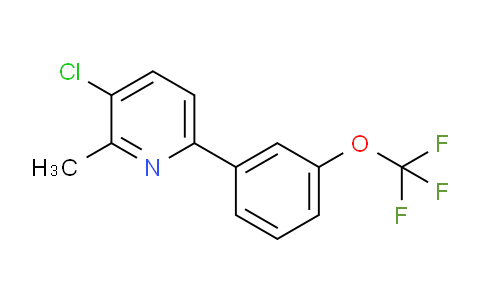 3-Chloro-2-methyl-6-(3-(trifluoromethoxy)phenyl)pyridine