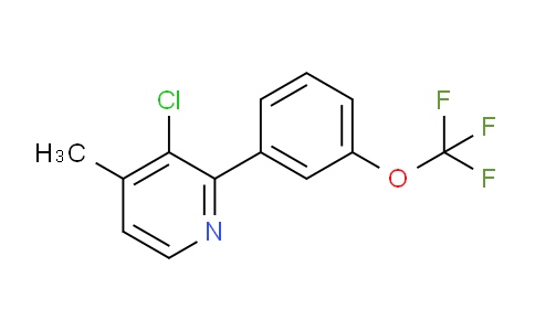 3-Chloro-4-methyl-2-(3-(trifluoromethoxy)phenyl)pyridine