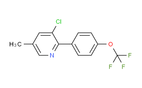 AM28832 | 1261759-52-7 | 3-Chloro-5-methyl-2-(4-(trifluoromethoxy)phenyl)pyridine