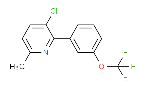 AM28834 | 1261652-97-4 | 3-Chloro-6-methyl-2-(3-(trifluoromethoxy)phenyl)pyridine