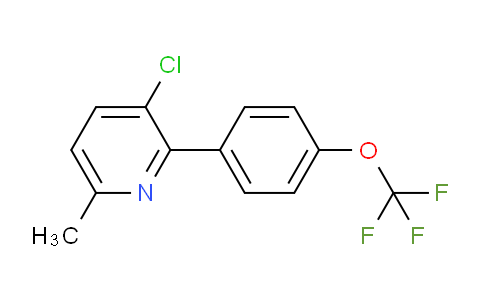 AM28835 | 1261839-19-3 | 3-Chloro-6-methyl-2-(4-(trifluoromethoxy)phenyl)pyridine