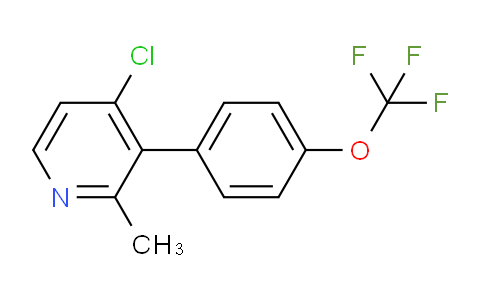 AM28838 | 1261685-06-6 | 4-Chloro-2-methyl-3-(4-(trifluoromethoxy)phenyl)pyridine