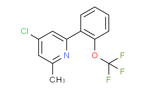 AM28839 | 1261653-00-2 | 4-Chloro-2-methyl-6-(2-(trifluoromethoxy)phenyl)pyridine
