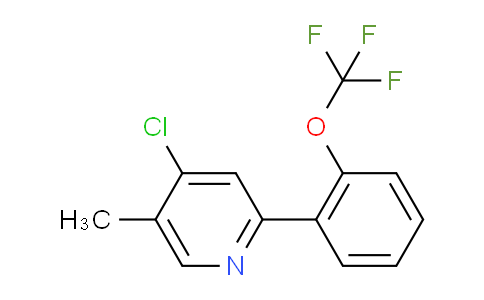 AM28845 | 1261780-28-2 | 4-Chloro-5-methyl-2-(2-(trifluoromethoxy)phenyl)pyridine