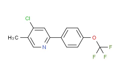 AM28847 | 1261653-04-6 | 4-Chloro-5-methyl-2-(4-(trifluoromethoxy)phenyl)pyridine