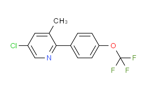 AM28850 | 1261574-84-8 | 5-Chloro-3-methyl-2-(4-(trifluoromethoxy)phenyl)pyridine