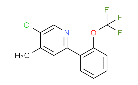 5-Chloro-4-methyl-2-(2-(trifluoromethoxy)phenyl)pyridine